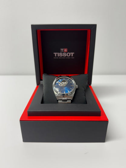 Tissot Gentleman Open Heart T127.407.11.041.01 - Pre-Owned with Box and Papers - Grey Market